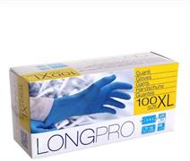 GUANTI IN NITRILE LONGPRO  TAGLIA XL CF.PZ.100